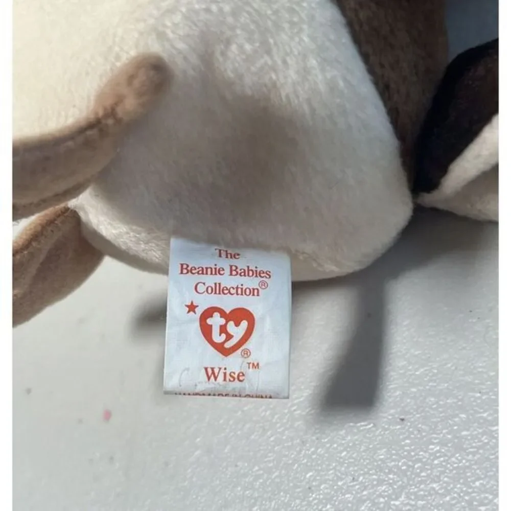 Wise The‎ Owl TY Original Beanie Baby - New With Tags